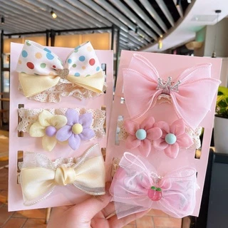 3 ชิ้น / เซต เด็กผู้หญิง ที่คาดผม ยืด ลูกไม้ ดอกไม้ มงกุฎ ทารกแรกเกิด ที่คาดผม เจ้าหญิง โบ ที่คาด เครื่องประดับผม