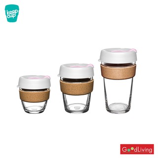 KeepCup แก้วกาแฟ Brew Cork 8 oz,12 oz,16 oz - สี HAZEL