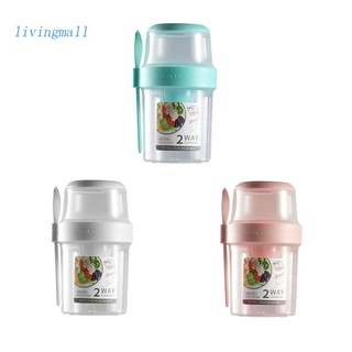Livi กล่องพลาสติกใส แบบพกพา สําหรับใส่สลัด ปิกนิก