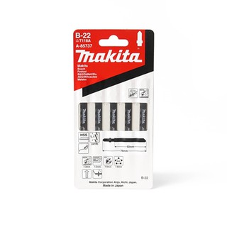 MAKITA (มากีต้า) ใบเลื่อยจิกซอ B-22(5ใบ/1PAC)