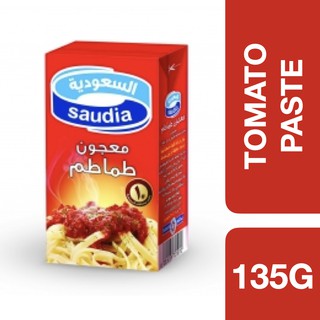 Saudia Tomato Paste 135g ++ ซาอุเดีย ซอสมะเขีอเทศเข้มข้น ขนาด 135g