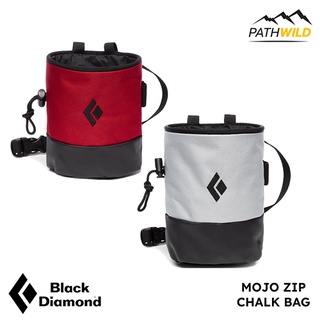 ถุงชอล์กสำหรับนักปีนหน้าผา BLACK DIAMOND MOJO ZIP CHALK BAG มีกระเป๋าซิปด้านหน้าสำหรับใส่โทรศัพท์ กุญแจ หรือของสำคัญอื่น