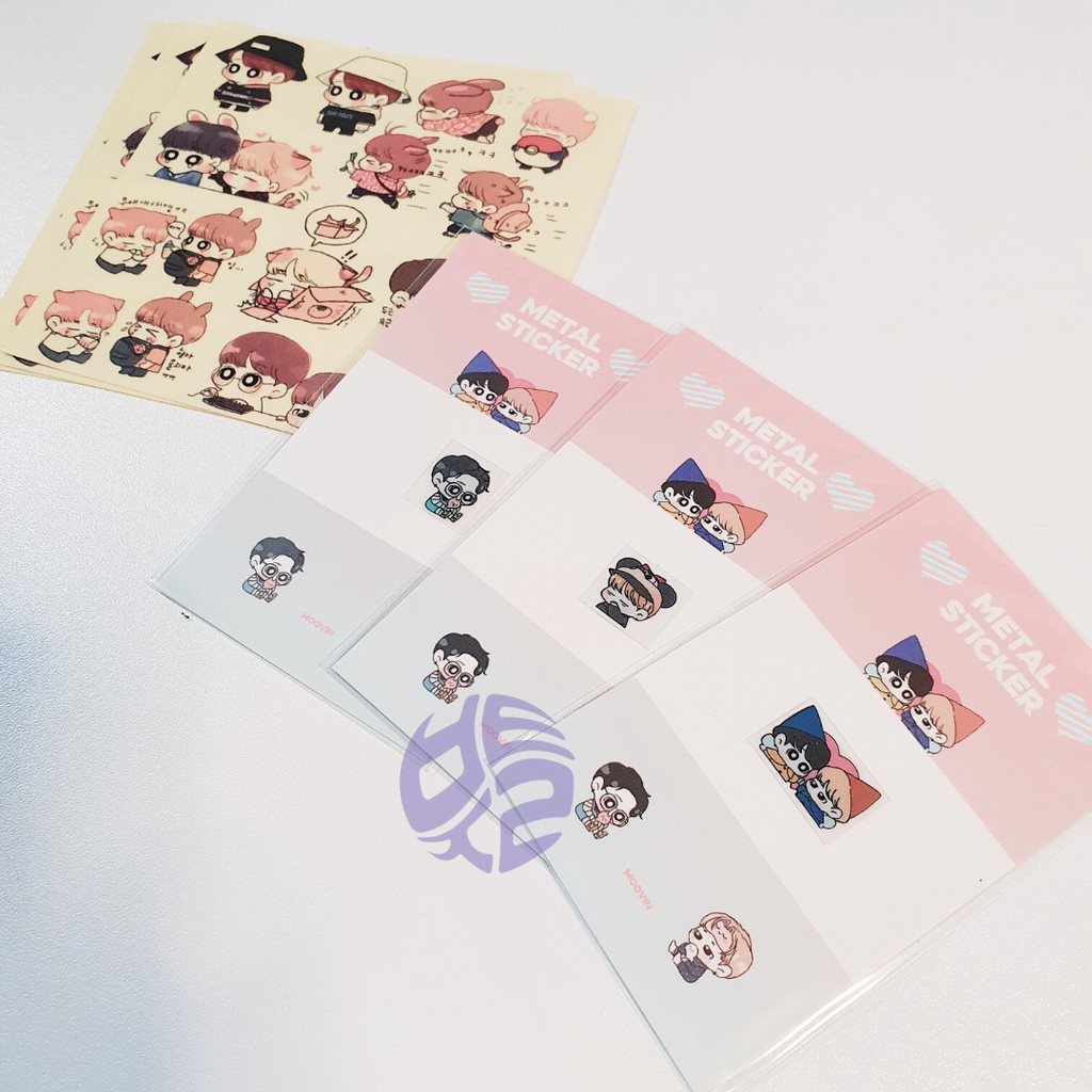 ชุดสติ๊กเกอร์ BTS Fanart Electro Magneticwave