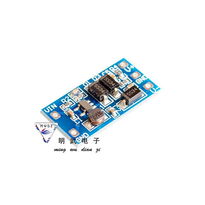 ((ขนาดเล็ก) โมดูลไฟ 2.8V ~ 5.5V Input Plus Negative 12V Output 5V to ±12VDC DC Conversion Board HW520