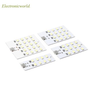 โคมไฟฉุกเฉิน 5730 smd 5V 430mA~470mA Mirco USB 5730 LED สีขาว 1 ชิ้น