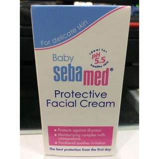 Sebamed Baby Protective Facial Cream 50 ml ของแท้100% บำรุงผิวหน้า อ่อนโยน ให้ความชุ่มชื่นลดระคายเคืองผิว