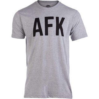 Afk | เสื้อยืดแขนสั้นลําลอง พิมพ์ลาย Away from Keyboard สําหรับผู้ชาย