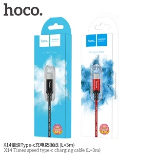 สายชาร์จ 1m/2m/3m Hoco X14 Speed Charger ยาว 1-3 เมตร สำหรับ L/Micro USB/Type C