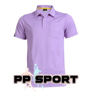 เสื้อโปโลผู้ชายคอปกแขนสั้นสีม่วง grand sport ผ้า Poly Lite 012572 S-3XL(4L)