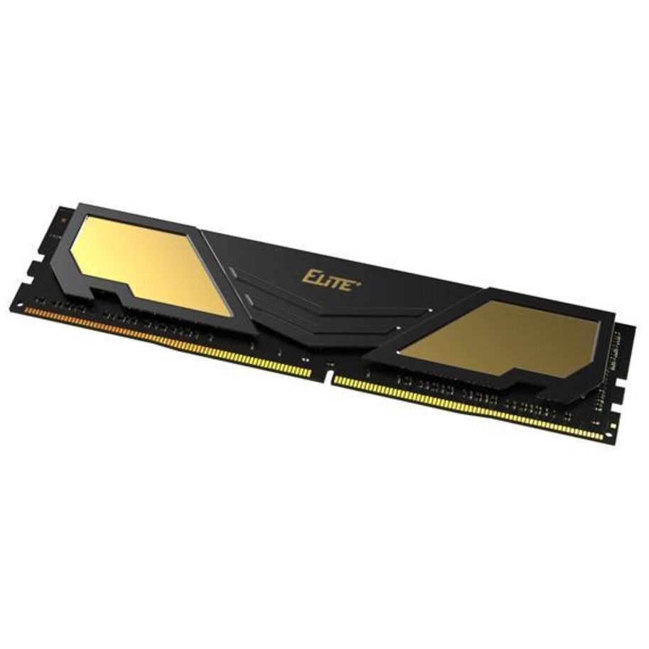 16GB (16GBx1) DDR4/3200 RAM PC (แรมพีซี) TEAM ELITE PLUS U-DIMM CL22 (มี 2 สี GOLD-BLACK | RED) ประกัน LT