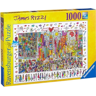 【พร้อมส่ง】จิ๊กซอว์ ลายเยอรมัน Ravensburger 19069 James Rizzi Times Square 1000 ชิ้น ​​ของเล่นเพื่อการศึกษา