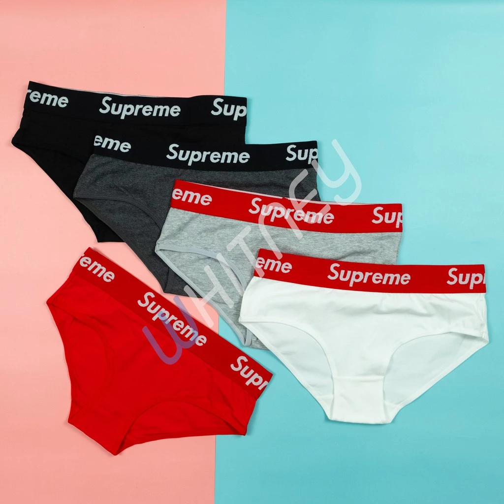 🔥กางเกงในทอม / ผู้หญิง Supreme ไร้เป้า เนื้อผ้านุ่ม ✨ กางเกงในผู้หญิง(EUW70)