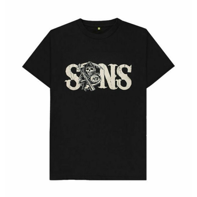 เสื้อยืด Sons Of Anarchy // Sons With Logo T-Shirt // เสื้อยืด Harley Davidson Club