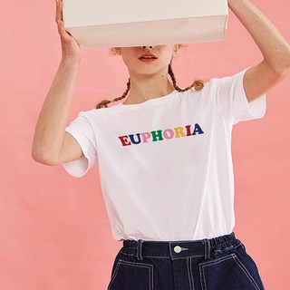 เสื้อยืดโอเวอร์ไซส์เสื้อยืด พิมพ์ลาย Kpop Bangtan Jungkook Euphoria สําหรับผู้ชาย และผู้หญิงS-3XL