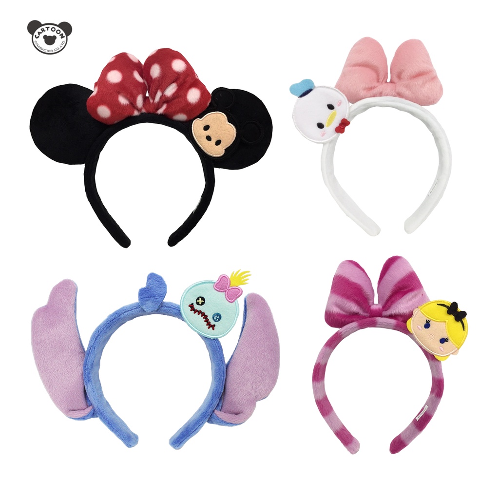 Disney ที่คาดผม มินนี่ เดซี่ เชเชอร์แคท สติช Tsum Tsum (สินค้าลิขสิทธิ์แท้ จากโรงงานผู้ผลิต)