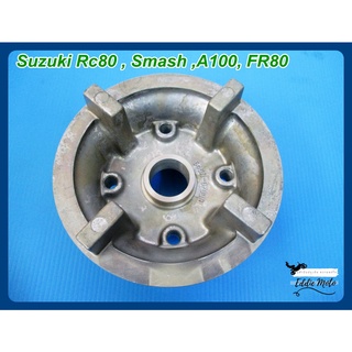 SUZUKI RC80 SMASH A100 FR80 WHEEL HUB "SILVER"  // ดุมสเตอร์ ดุมล้อ สีบรอนซ์เงิน สินค้าคุณภาพดี