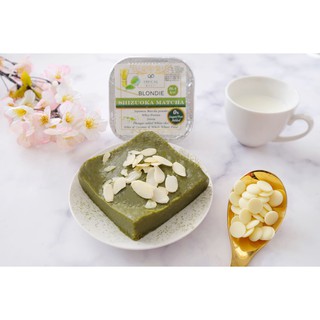 18KCal บราวนี่แคลอรี่ต่ำ : บลอนดี้มัทฉะชาเขียว (58 kcal/ชิ้น) Shizuoka Matcha Blondie #คลีน  #บราวนี่ #แคลต่ำ #ไม่อ้วน