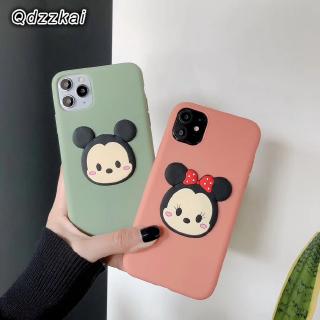 Oppo A52 A72 A92 A71 F7 Realme 3 5 5i C3 6i 6 Pro XT X2  Casing Disney Cute 3D Minnie Mickey Toy Soft Phone Case