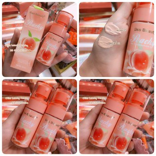 🍑 Kiss Beauty Peachy BB Foundation รองพื้นขวดเเก้ว งานคิสบิวตี้ บีบี หอมพีช