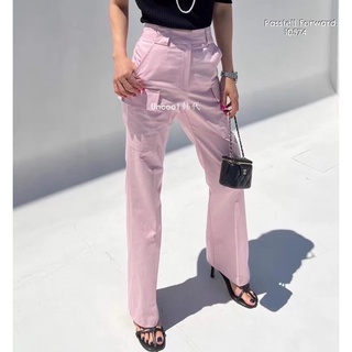 Korea pocket highwaist trousers มาใหม่เลยค๊า กับกางเกงกระเป๋าข้าง เท่ห์ๆๆตัวนี้ งานผ้าดีมากกกก