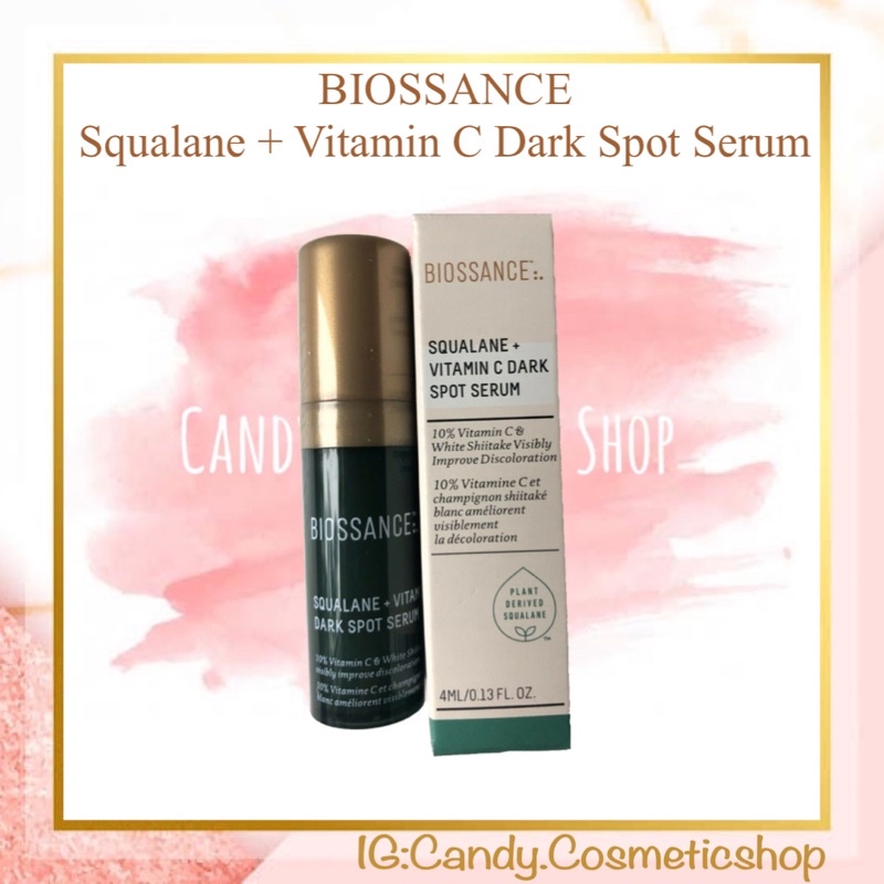 Biossance Squalane Vitamin C Dark Spot Serum 4ml Shopee Thailand