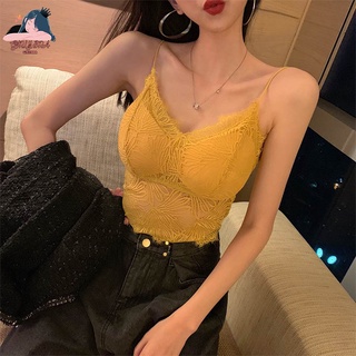 Girlybra สายเดี่ยว บรา ลูกไม้ เซ็กซี่ แซ่บ ยั่วยวน บราไร้โครง ไร้ขอบ 32-38 ใส่ออกงานได้ ชุดชั้นใน ผู้หญิง