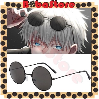 BOBASTORE kacamata hitam kacamata Bulat hitam Fashion boboho G011
