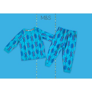 ✅ [2-3Y] M&amp;S Dino Pyjamas Set ชุดนอน ไดโนเสาร์