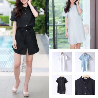 Plain Shirt Dress