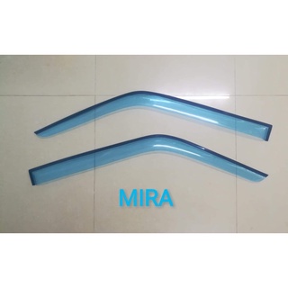 คิ้วกันสาดรถยนต์MIRAสีฟ้า