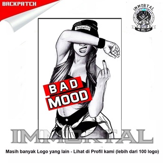 แผ่นแพทช์ตราสัญลักษณ์ Cool bad mood Big jumbo