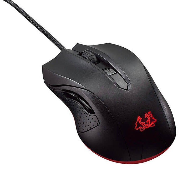 MOUSE ASUS CERBERUS Ambidextrous OPTICAL  GAMING  (รับประกัน2ปี)