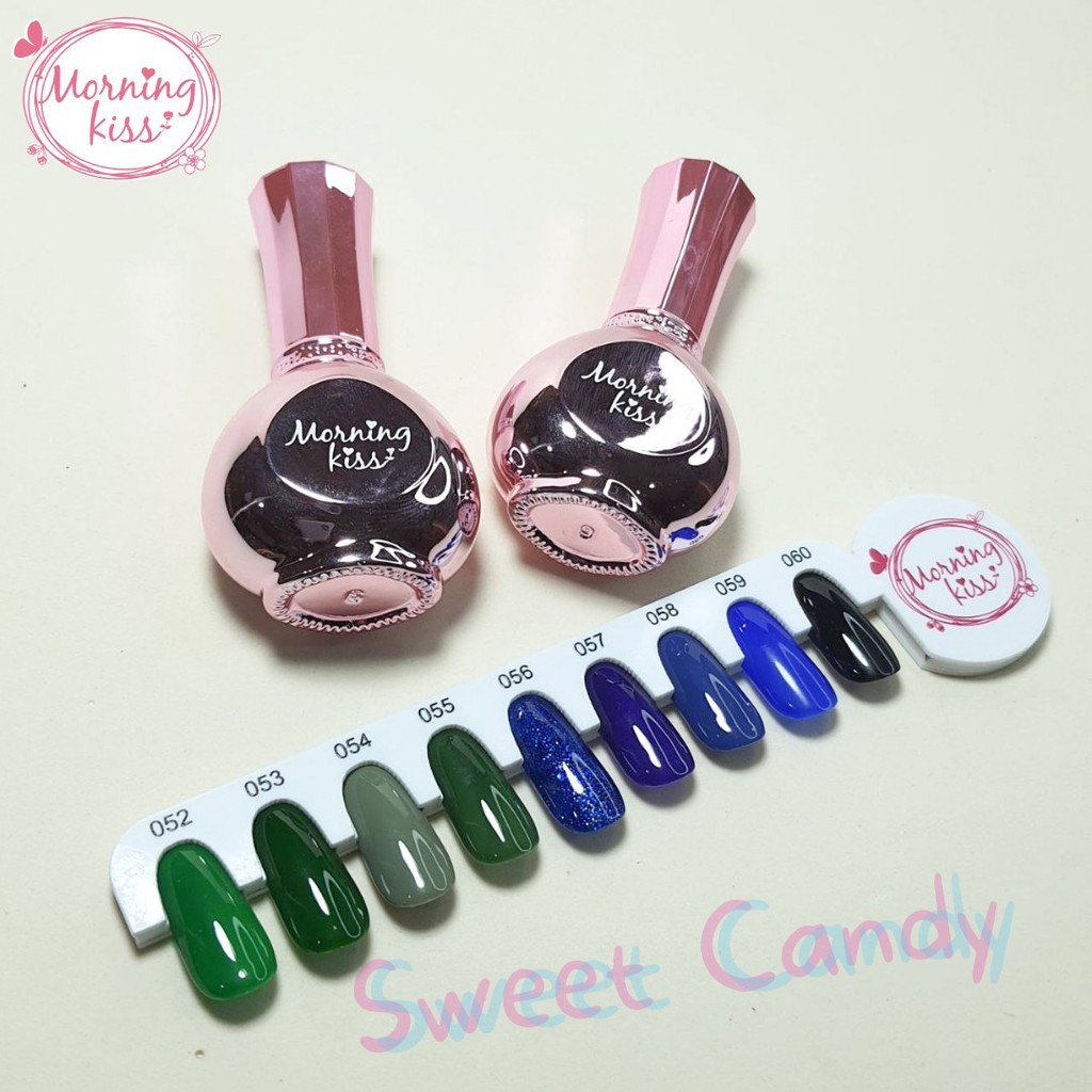 Candy Gel ยาทาเล็บ สีเจล สีทาเล็บเจล 15ml เฉดสีสวยมาก Morning Kiss ยาทาเล็บเจล เซตทำเล็บเจล เซตทำเล็