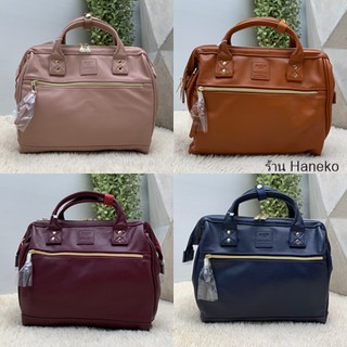 Anello แท้100% RETRO PU leather Big Boston Shoulder bag &amp; Backpack กระเป๋าสะพายข้าง