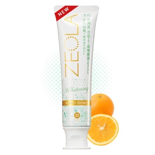 ZEOLA WHITENING TOOTHPASTE SUNNY CITRUS 95 G / ยาสีฟัน กลิ่นซิตรัส ป้องกันการเกิดโรคเหงือกอักเสบ