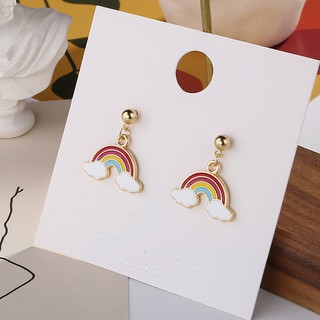 🍭ต่างหู สายรุ้งหลากสี