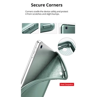 กรณี Huawei MatePad T10s 10.1" AGS3-L09/AGS3-W09 2022 Folding Stand Cover for Huawei T10 9.7" AGR-L09/W09 กรณีซิลิโคนที่ยืดหยุ่นนุ่ม TPU