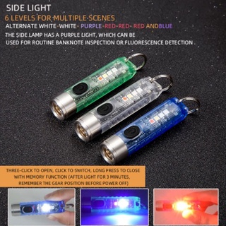 【COD】พวงกุญแจไฟฉาย S11 ไฟฉาย LED ขนาดเล็ก ชาร์จพวงกุญแจ ไฟฉาย แบบพกพา มีประสิทธิภาพ กันน้ํา ตั้งแคมป์ ไฟฉาย