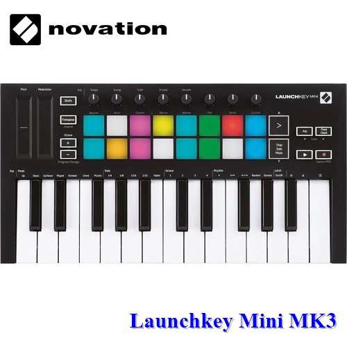 Novation Launchkey Mini MK3 USB MIDI Keyboard Controller (25-Key)