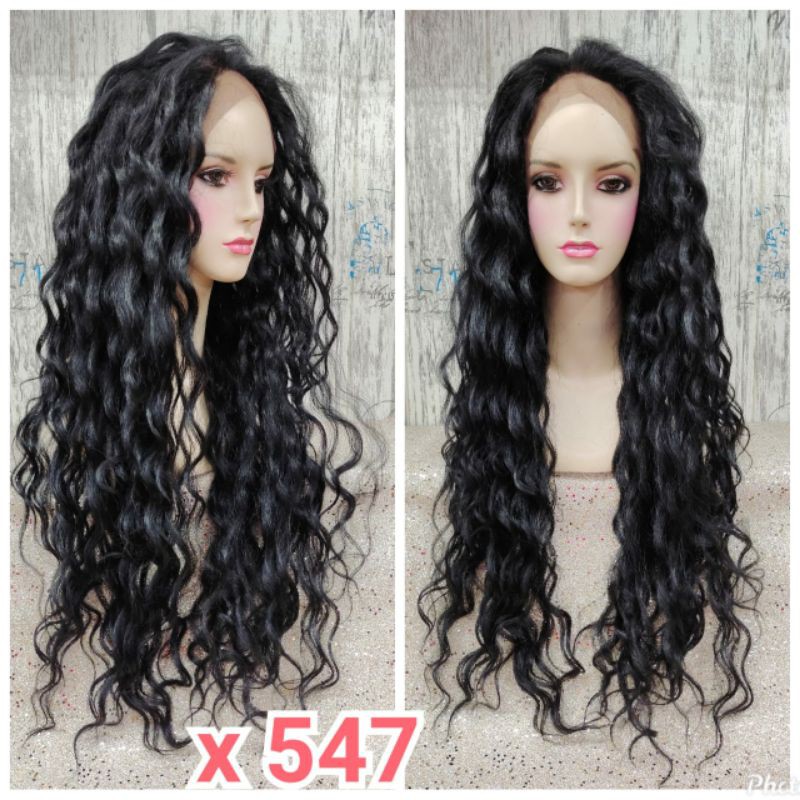 FULL CURLY LONG HAIR WIG / WAVY WIG X547 [ฟรี HAIRNET]