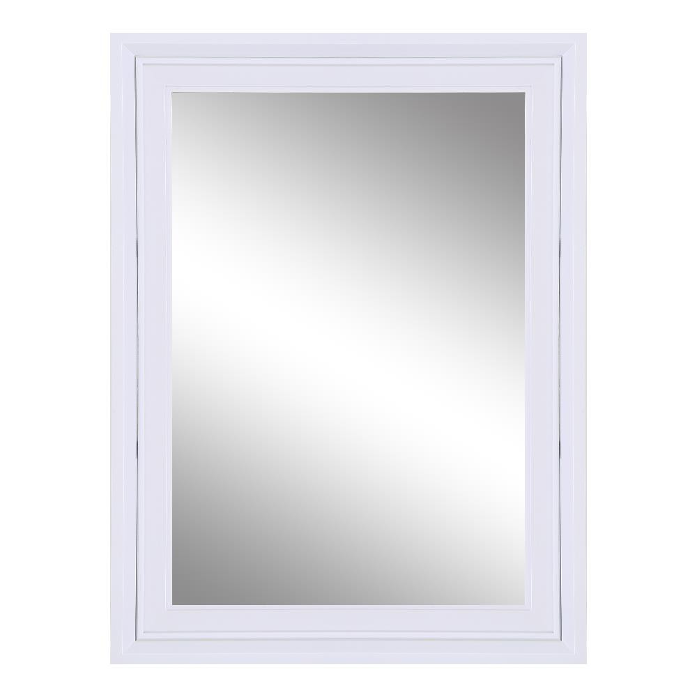 กระจกตกแต่ง กระจกเงาตกแต่ง MOYA FM05-W 62.5x82.5 ซม. กระจกห้องน้ำ ห้องน้ำ BATHROOM MIRROR MOYA FM05-W 62.5X2.5CM