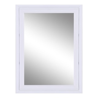 กระจกตกแต่ง กระจกเงาตกแต่ง MOYA FM05-W 62.5x82.5 ซม. กระจกห้องน้ำ ห้องน้ำ BATHROOM MIRROR MOYA FM05-W 62.5X2.5CM