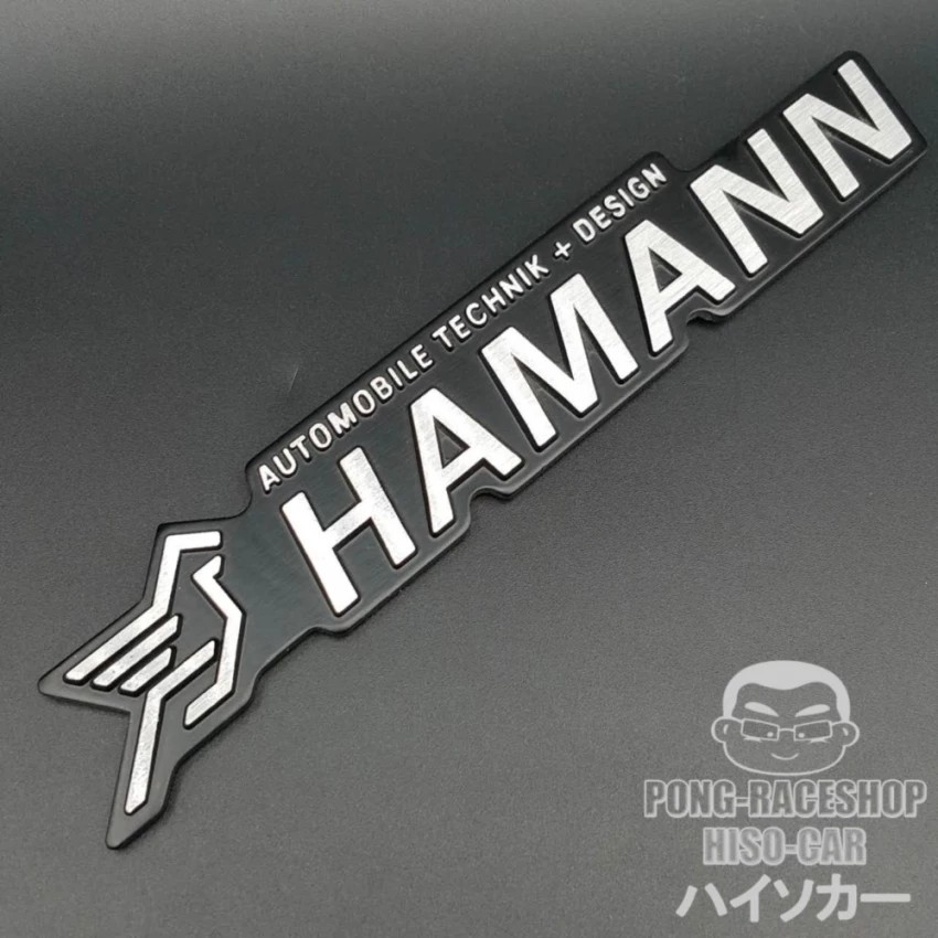 ส่งจากกรุงเทพ โลโก้ อลูมิเนียม3D สติ๊กเกอร์โลหะ  ลาย BMW HAMANN บีเอ็มดับบลิว ฮามัน