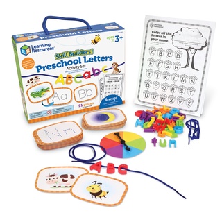 Learning Resources-Skill Builders Preschool Letters เซตกิจกรรมเสริมทักษะด้านการเขียน ตัวอักษรภาษาอังกฤษ กิจกรรมปฐมวัย