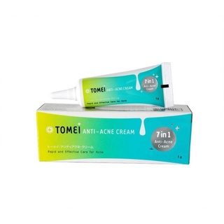 Tomei Anti-Acne Cream โทเมอิ แอนตี้-แอคเน่ 5 g. (1 หลอด) ครีมแต้มสิว ลดรอยแดง