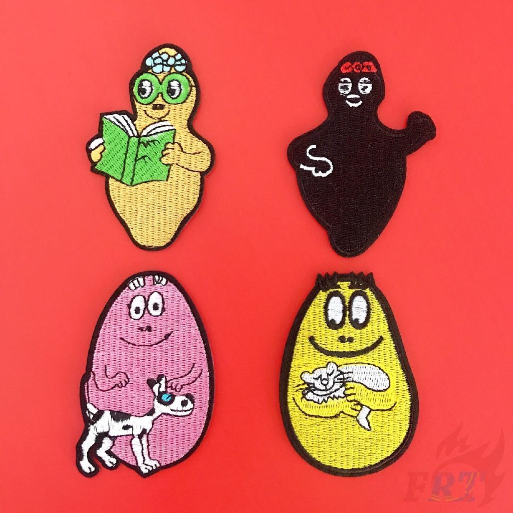 ☸ Cartoon：Les Barbapapa Patch ☸ 1Pc Diy Sew On Iron On Patch