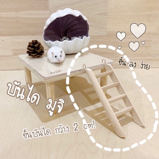 Pega [เปก้า] บันได สไตล์ มูจิ MUJI สำหรับ โต๊ะ ชั้นลอย ของเล่น อุปกรณ์แต่งกรง แฮมสเตอร์ ไจแอ้น