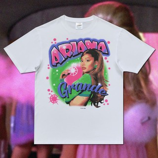 แขนสั้นcrew neck เสื้อยืดคอกลม Ariana GrandeS-XXXXL