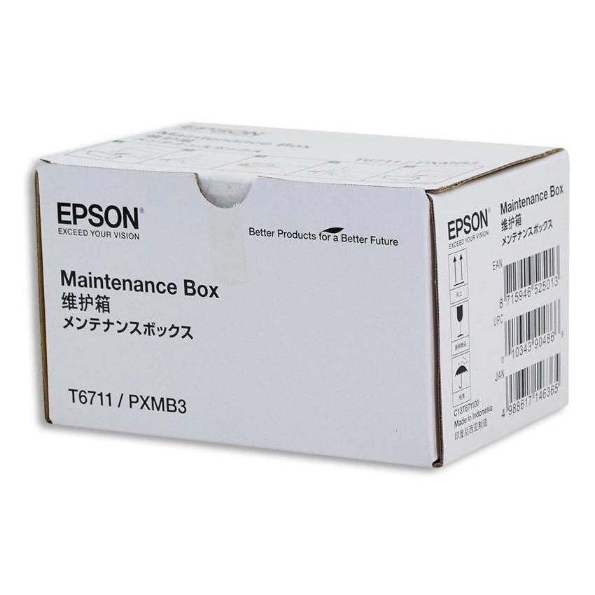 Epson Maintenance Box ตลับซับหมึก ของแท้ (T6711)  For L1455,WF-3011, WF-3521, WF-7611, WF-7111,WF- 6