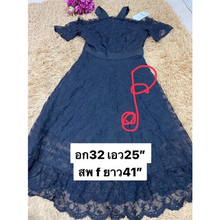 🌹Hot💥New Item Black dressใหม่ป้ายห้อยงานลูกไม้พร้อมซับในทั้งชุดสวยมากนะคะ ทรงระบายสวยน่ารักมากลดราคา งานดีน่ารัก .